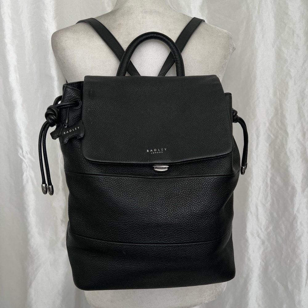 Radley London Taupe Leather Woburn Abbey Backpack